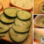 Vegan cucumber sandwiches