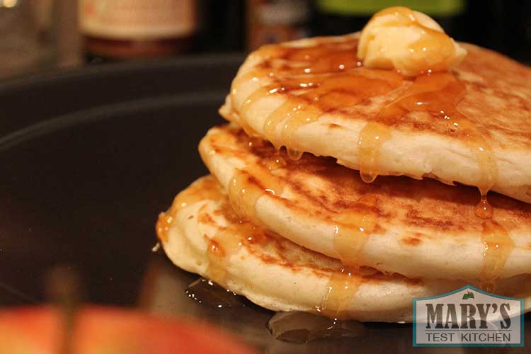 pancakes with vegan butter and vegan honey