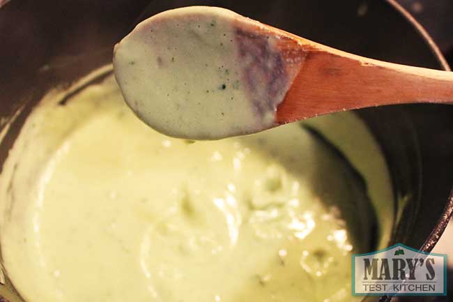 vegan alfredo sauce cooking