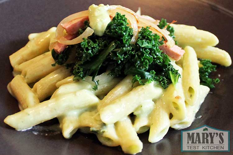 Vegan Avocado Alfredo Sauce Penne