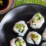 vegan california roll uramaki