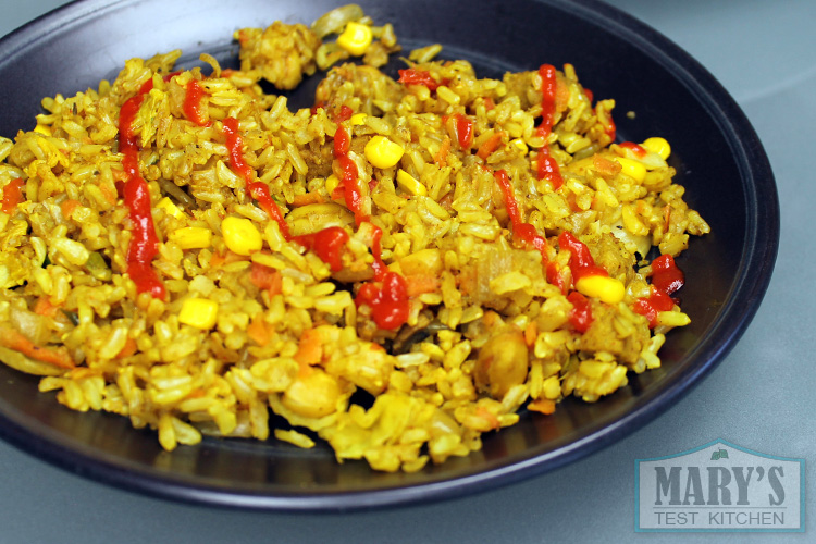 spicy-brown-rice-vegan-seitan-beans-cabbage