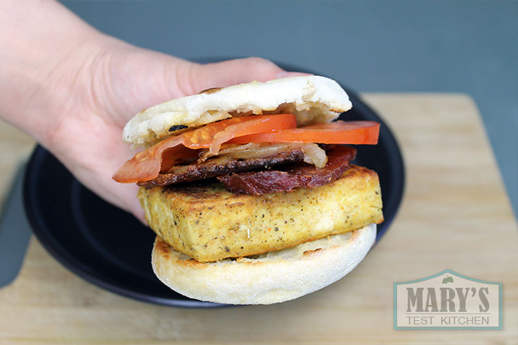 vegan breakfast sandwich