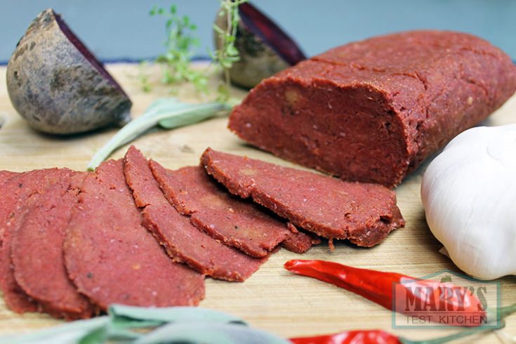 Vegan Spicy Beet Seitan