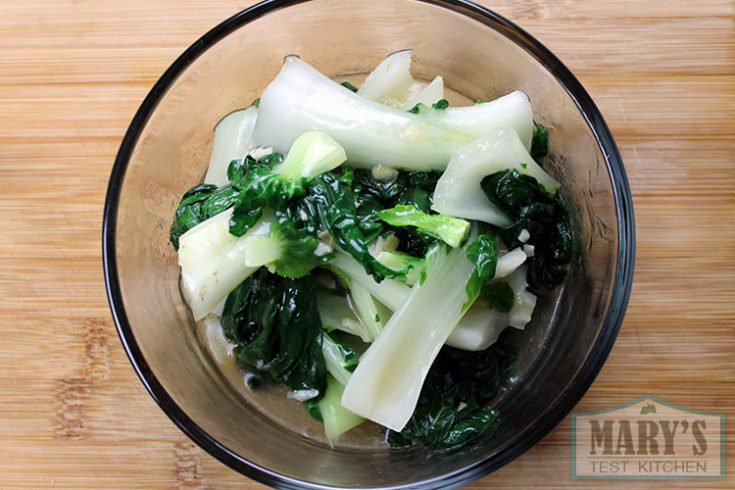 Chinese Restaurant-style Bok Choy