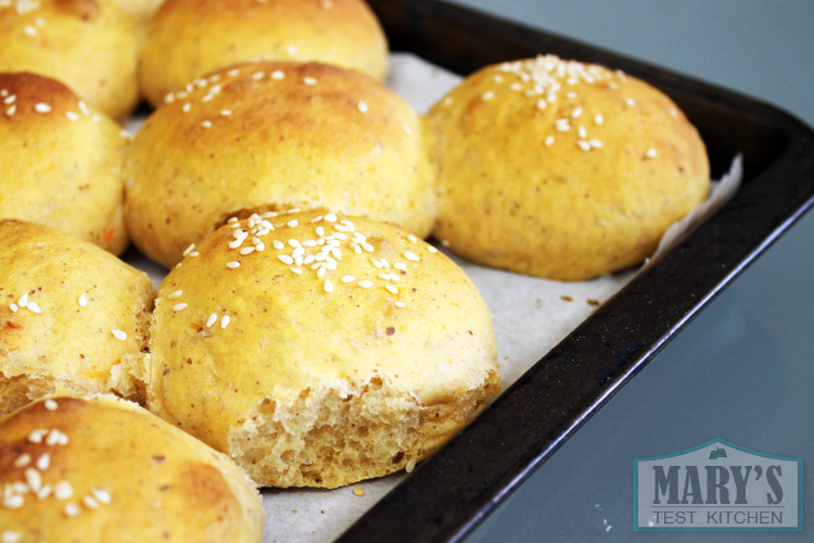 vegan-sweet-potato-hamburger-bun-dough-baked