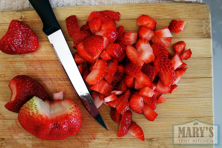 chopped-strawberries
