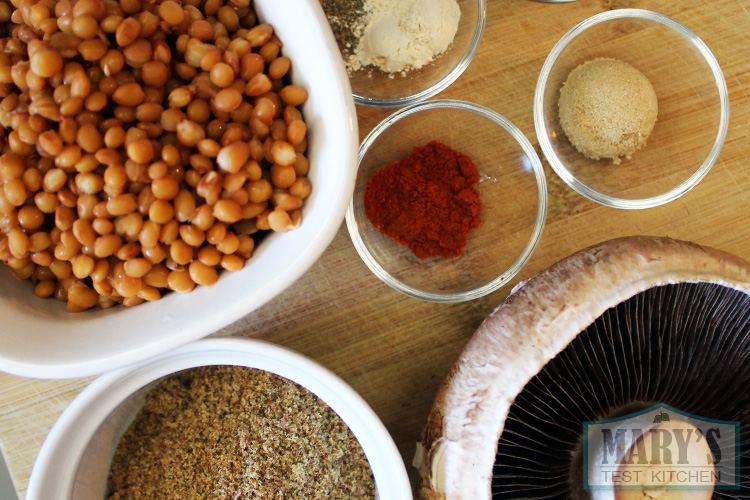 vegan-burgers-lentils-mushrooms-ingredients