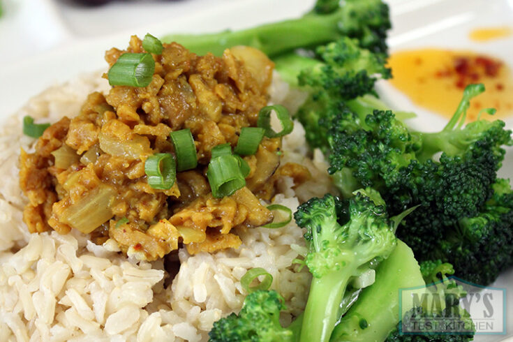 Vegan Curry Beef Crumbles Recipe