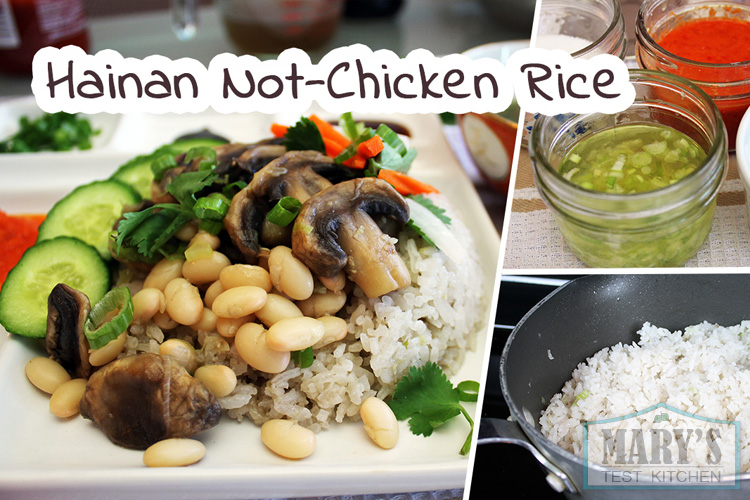 Whole Food Vegan Hainanese “Chicken” Rice Recipe