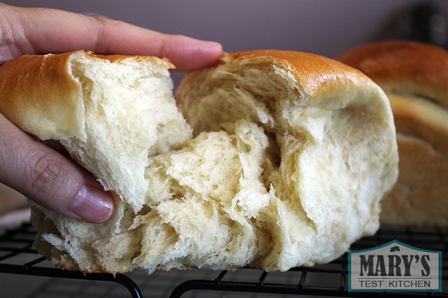 tender layers inside vegan Asian sweet bread