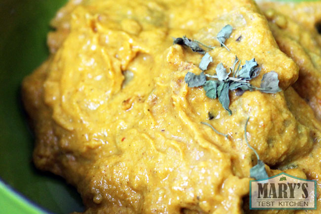 bowl of vegan butter curry