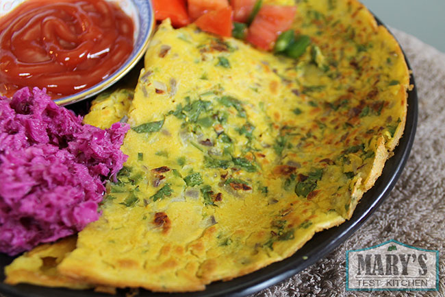 chickpea flour pancakes