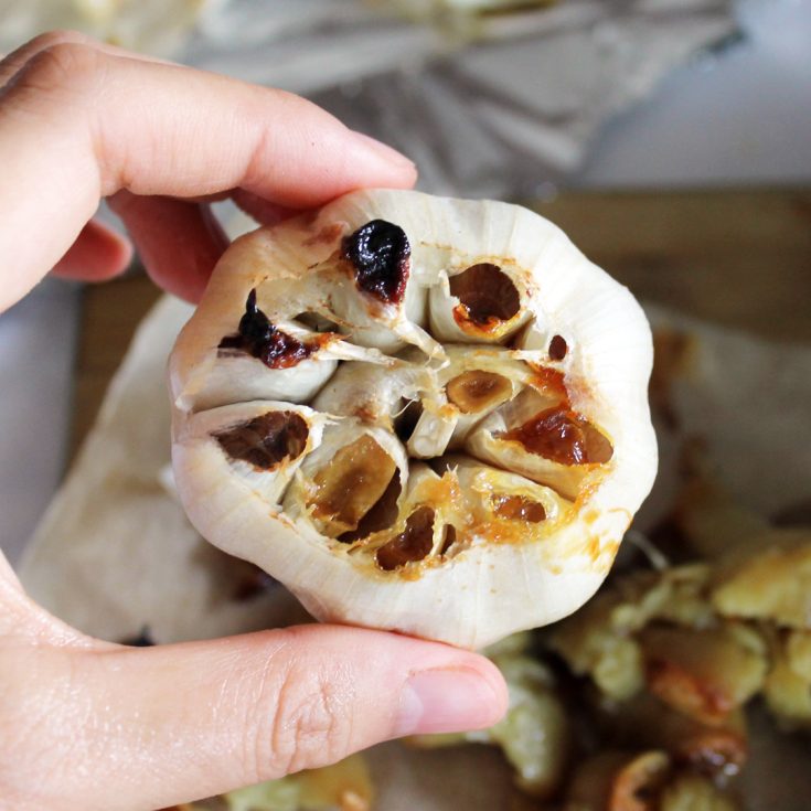 Whole Roasted Garlic  - Classic or Oil-free Methods