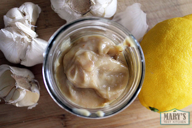 Lemon Roasted Garlic Sauce