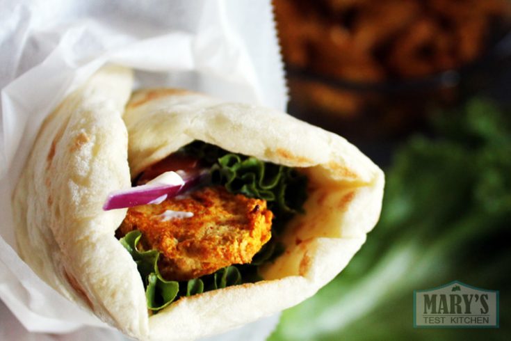 Vegan 'Chicken' Shwarma Wraps