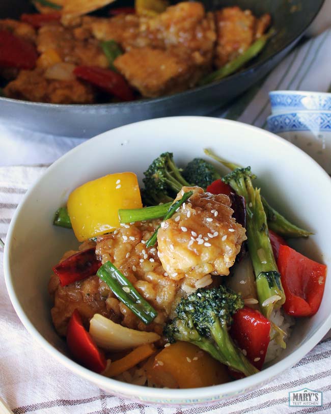 Vegan General Tso's Chicken Recipe (gluten-free)