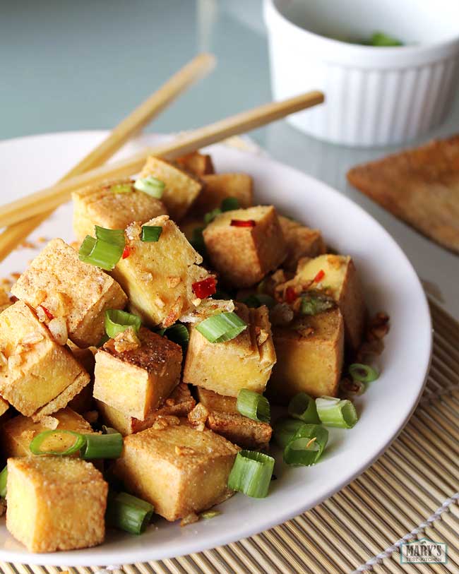 vegan salt and pepper tofu