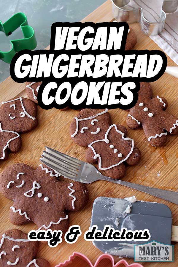 vegan gingerbread cookies for pintrest