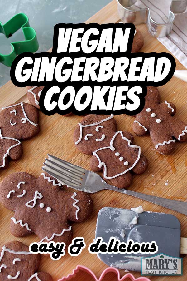 Pin this for later! Vegan Gingerbread Cookies Recipe vegan gingerbread cookies for pintrest