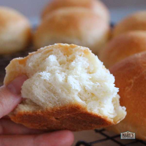 Inside an Easy Vegan Milk Bread Bun