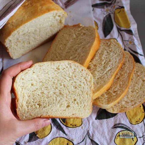 Easy Vegan Milk Bread | Soft Squishable Sandwich Bread – Mary's Test ...