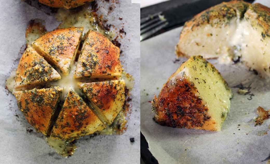 Vegan Korean Six Sided Cream Cheese Garlic Bread Recipe Mary S Test Kitchen