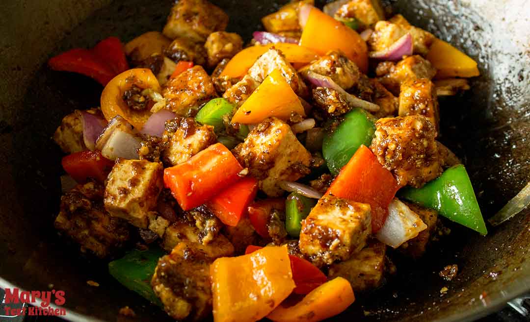 Chinese Black Pepper Tofu Stir Fry Mary's Test Kitchen