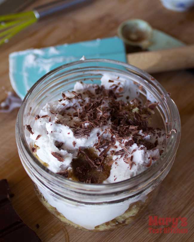 vegan tiramisu mug cake