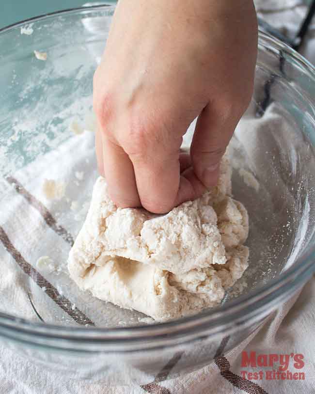 kneading wheat-free wonton wrapper dough