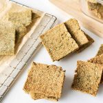 vegan cool ranch crackers made from pumpkin seed pulp