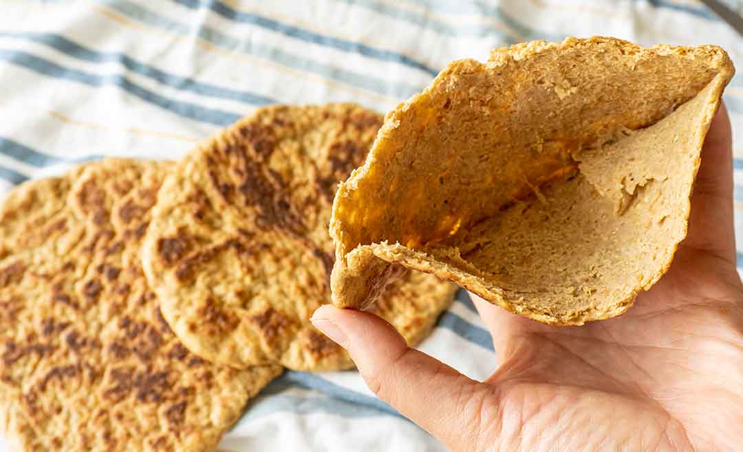 Vegan Keto Pita Bread Mary's Test Kitchen