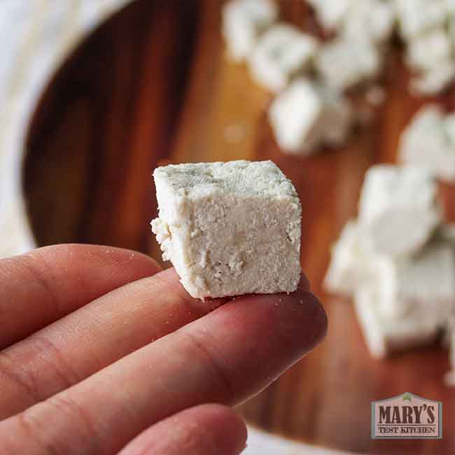 single block of hemp heart tofu