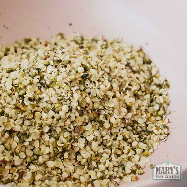 hemp hearts in a bowl