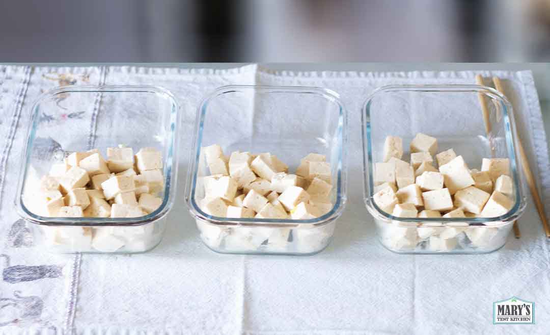 prepared flavorful tofu