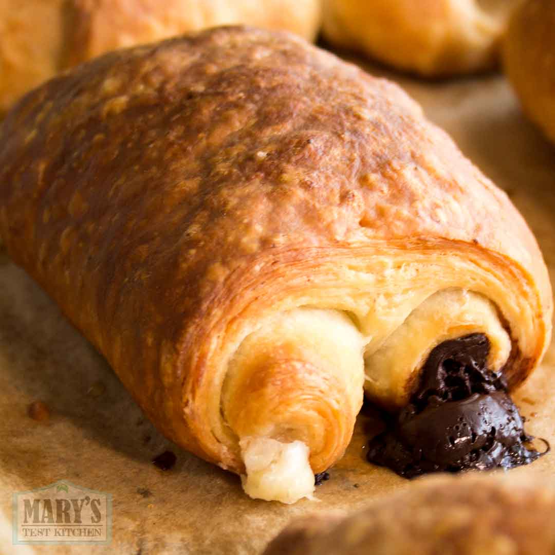 test of easy vegan pain au chocolat
