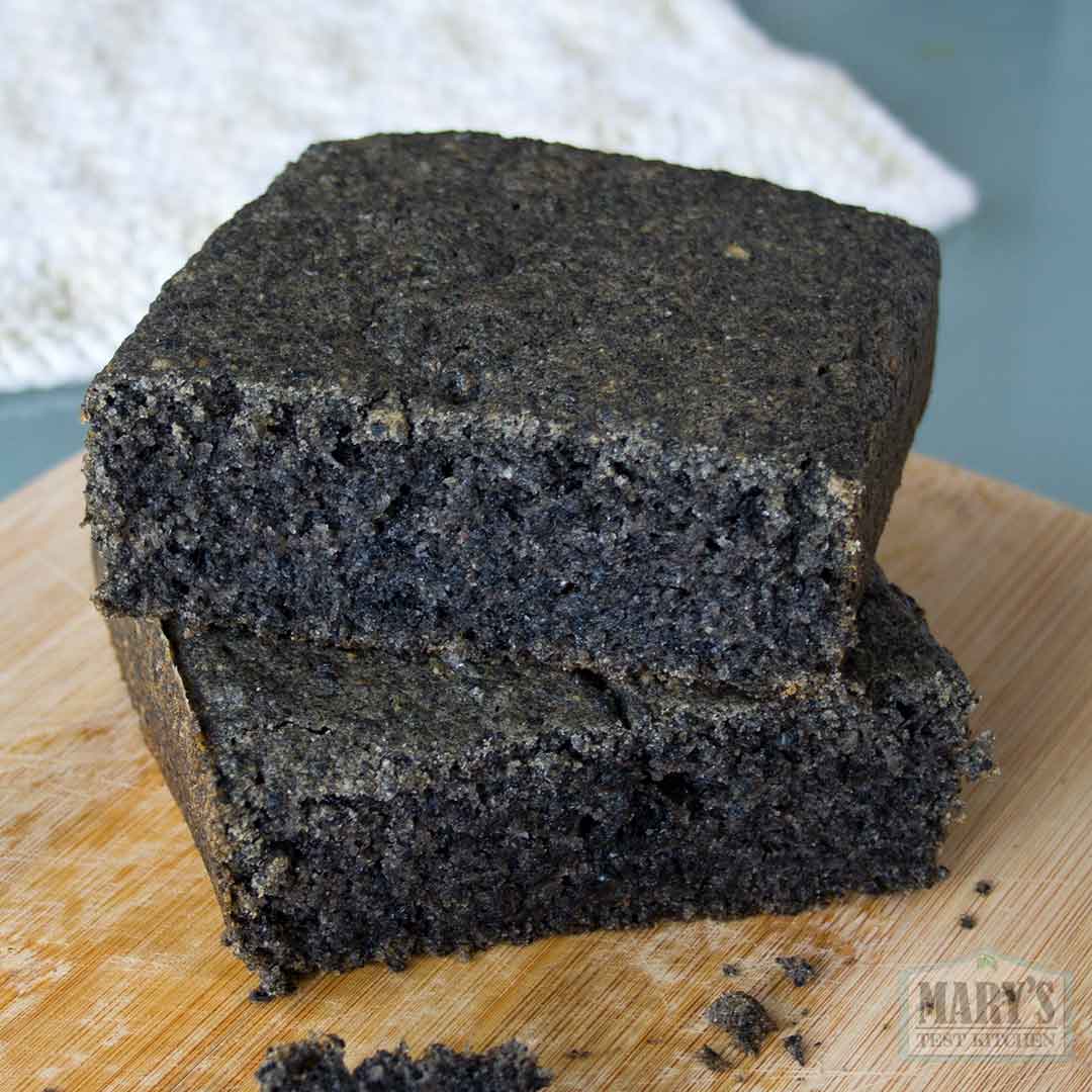 black sesame pulp loaf