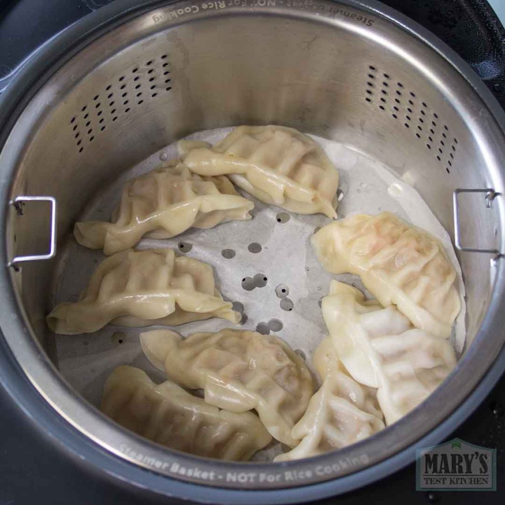 steamed frozen dumplings