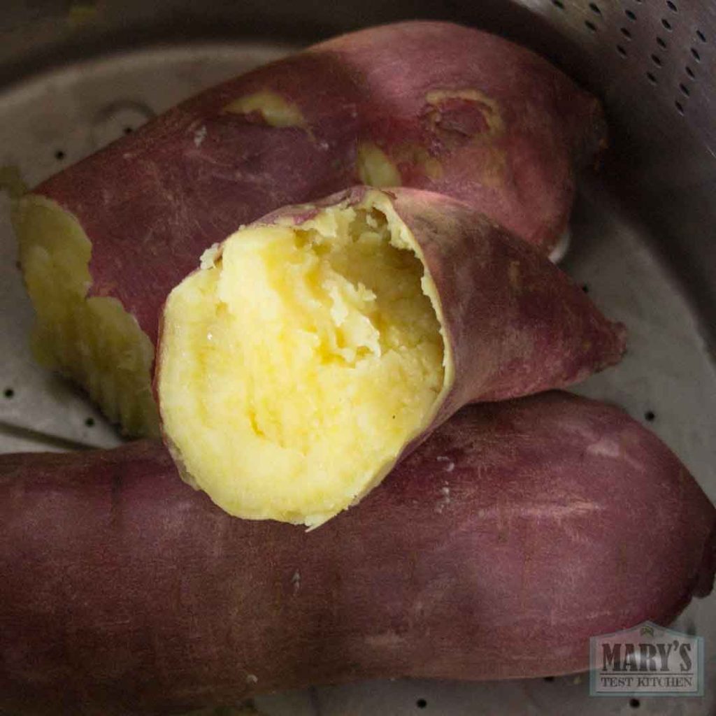 steamed Japanese sweet potato