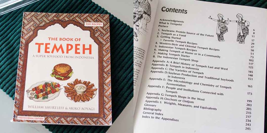 the book of tempeh by Willian Shurtleff and Akiko Aoyagi