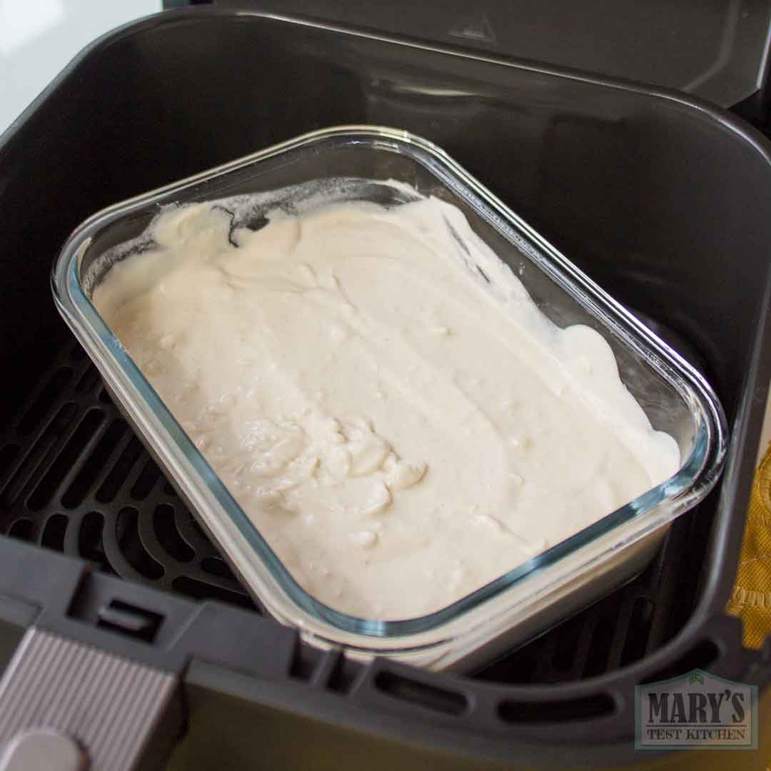 fresh cashew yogurt in the turboblaze