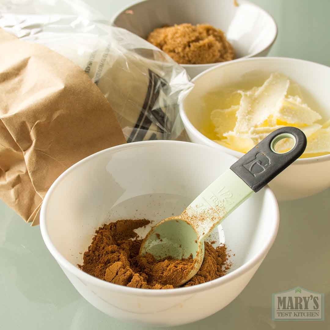 pizza dough, cinnamon, brown sugar and softened vegan butter