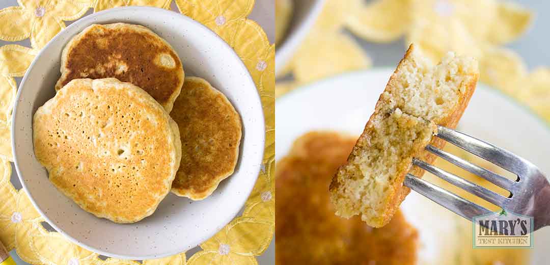 my fluffy flax pancakes with tiger nut pulp added