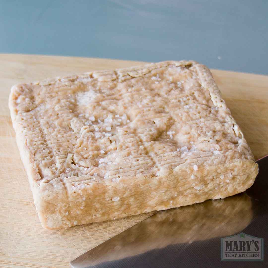 medium brown exterior of 3 day dehydrated white sesame cheese
