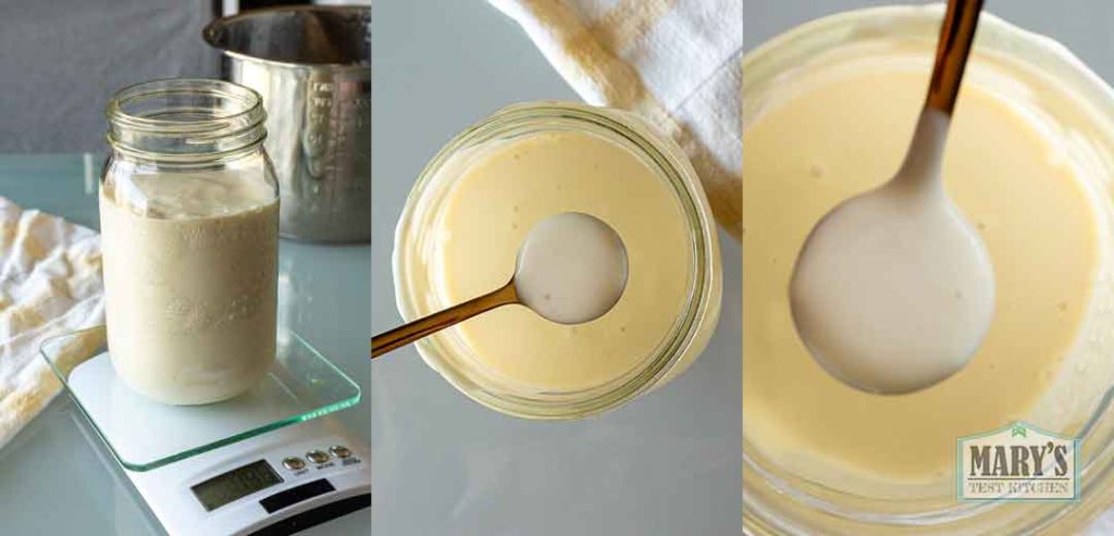 soy yogurt made from store-bought carton soy milk
